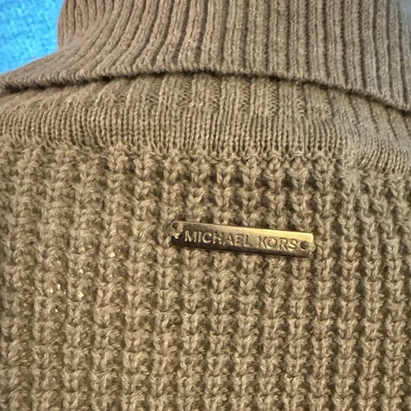 Michael Kors Gray Turtleneck Sweater - Picture 7 of 9